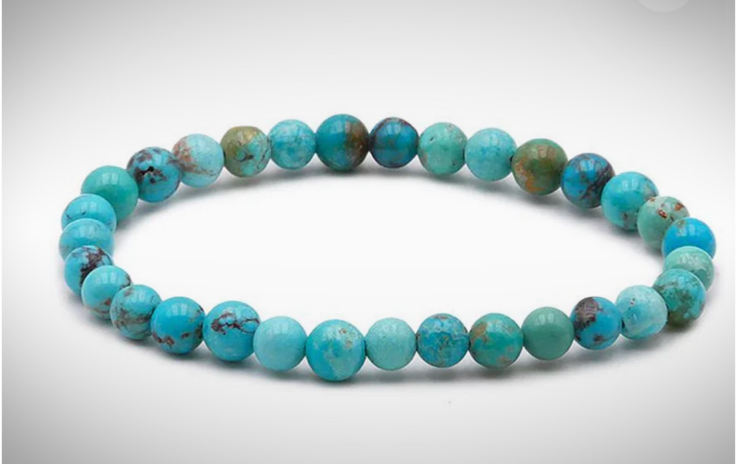 Bracelet Turquoise 6 mm - Harmonie, protection et confiance