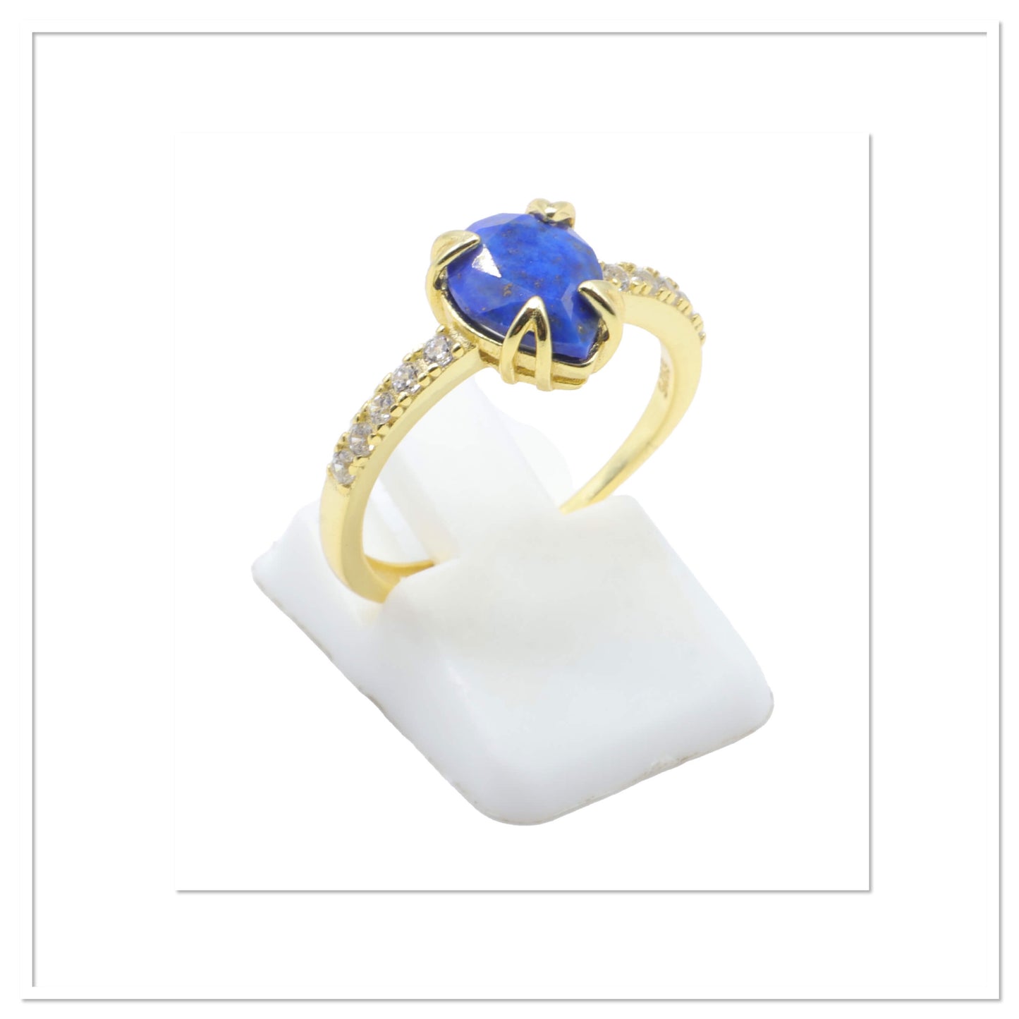 Bague Lapis Lazuli ~ Pierre du déblocage des émotions refoulées