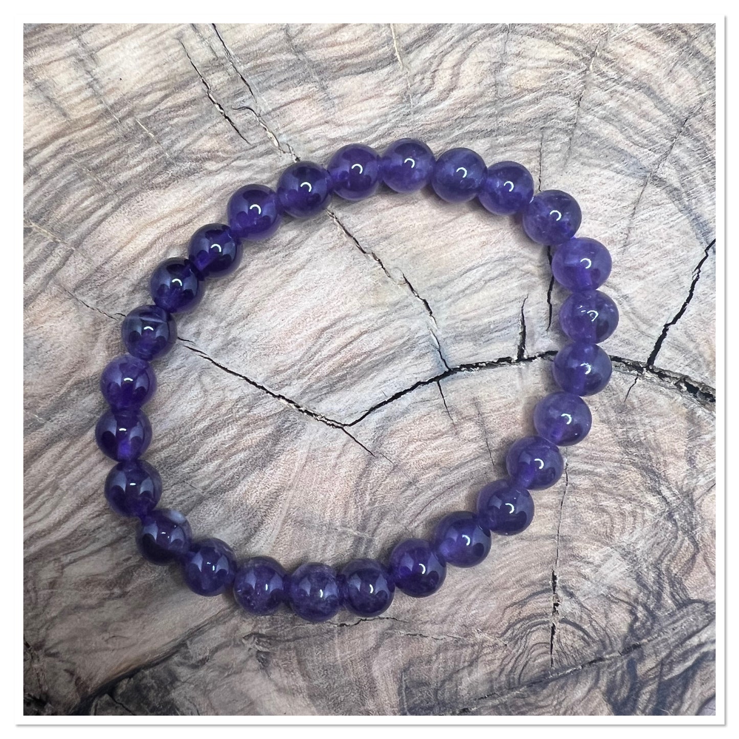 Améthyste 4 mm (enfant) - Pierre contre les angoisses et le stress