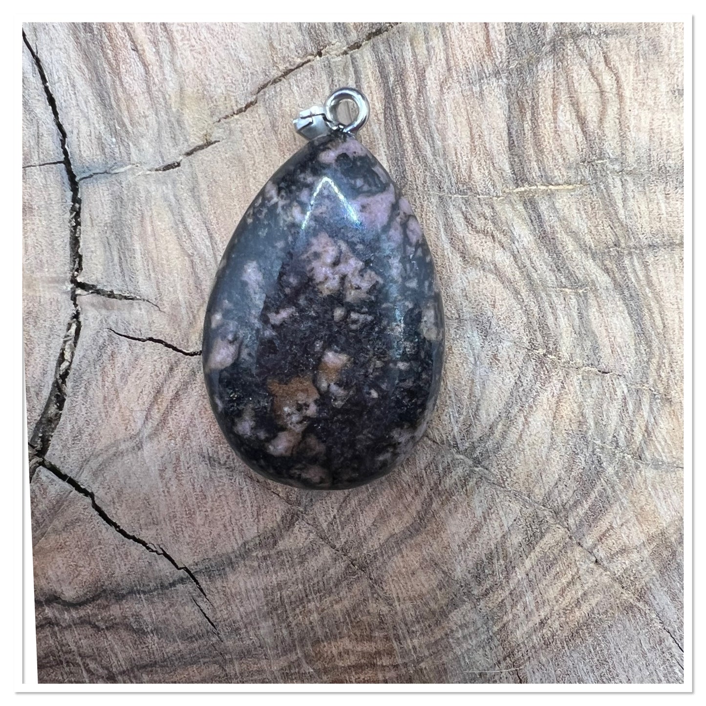 Pendentif Rhodonite - Confiance en soi