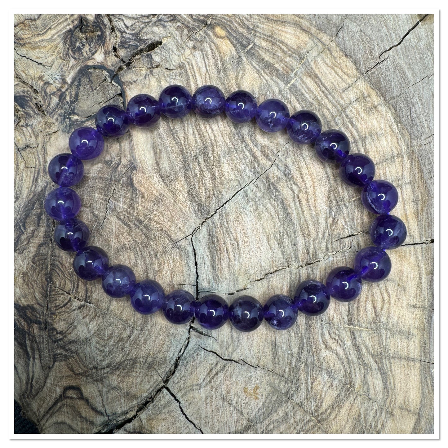 Bracelet améthyste - Bracelet contre les angoisses et le stress