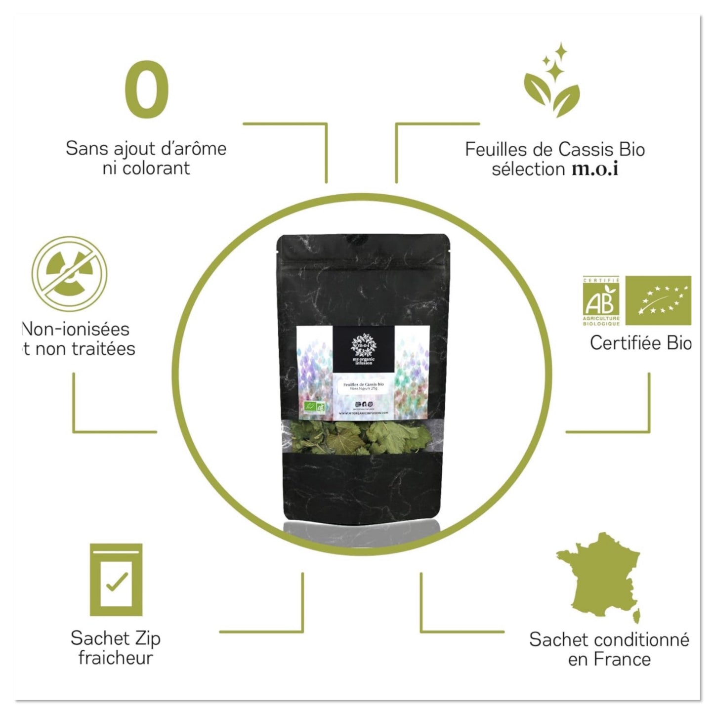 Infusion feuilles de Cassis - plante aux multiples vertus