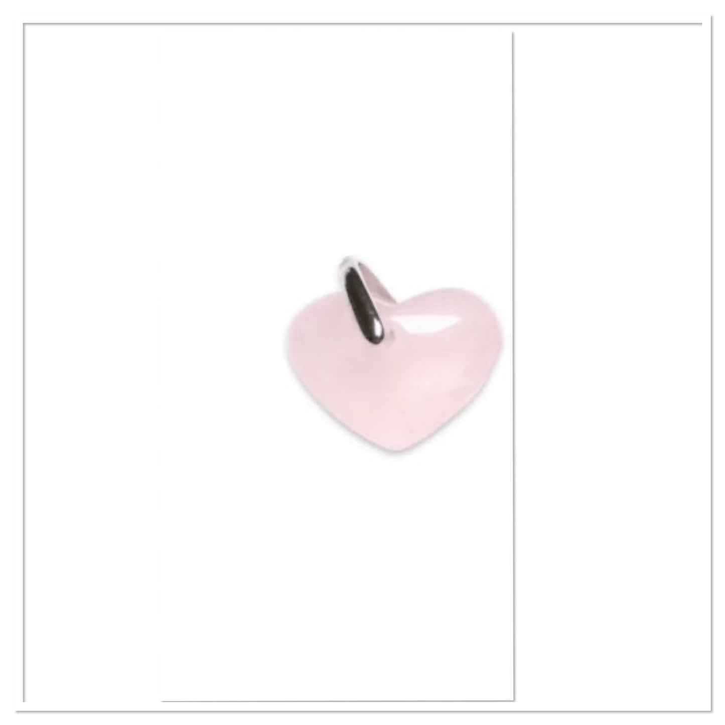 Pendentif Quartz rose petit modèle - Pierre de l’amour et de l’amitié