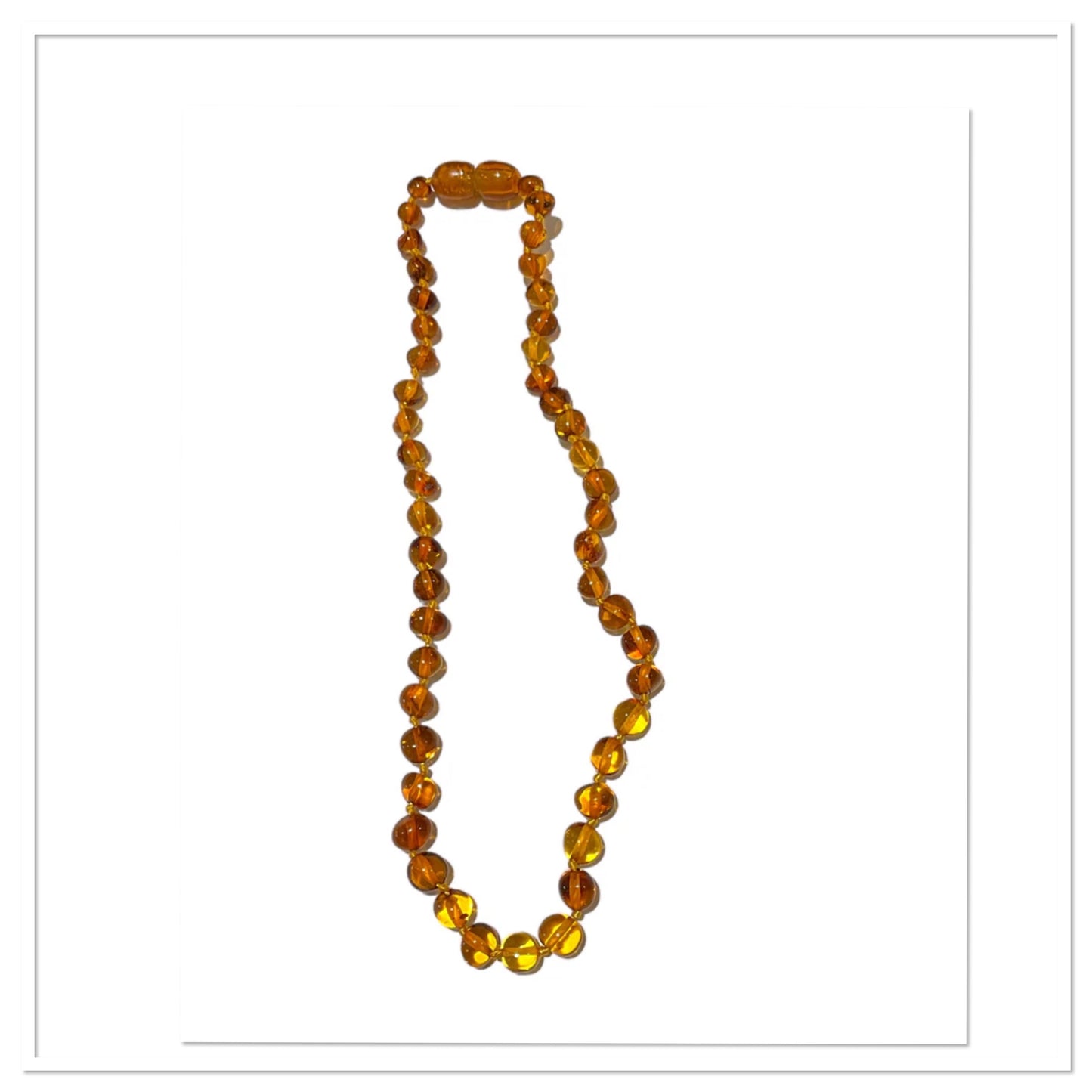 Collier d’ambre véritable