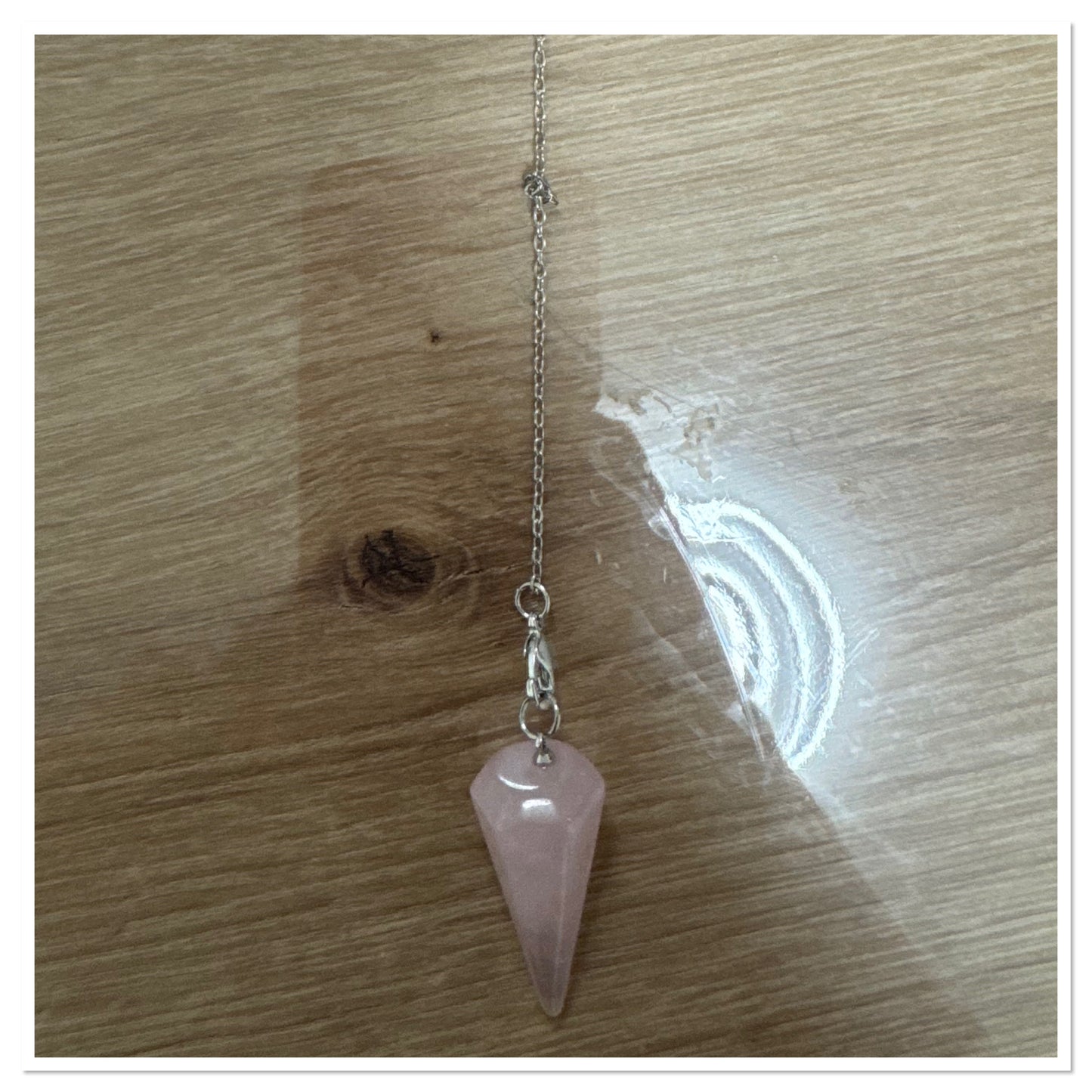 Pendule quartz rose
