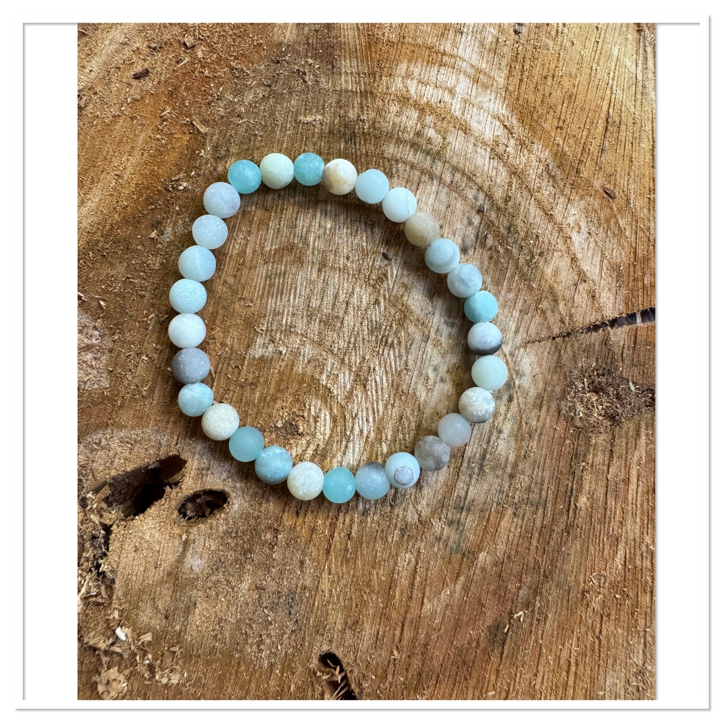 Bracelet amazonite 8mm - Pierre de la stabilité émotionnelle