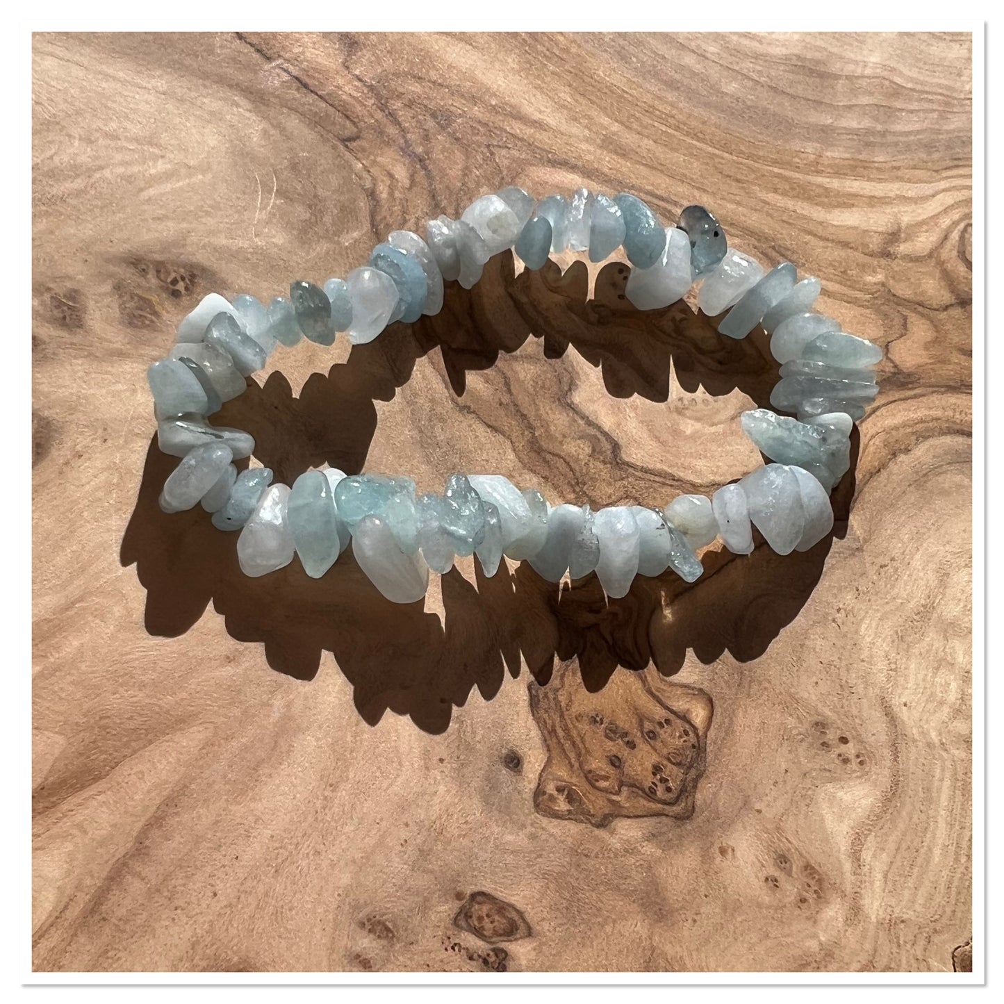 Bracelet baroque Aigue-Marine - Pierre de la responsabilité