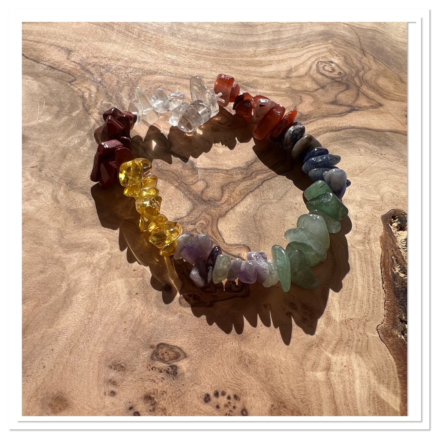 Bracelet baroque 7 Chakras - Pierre du bien-être