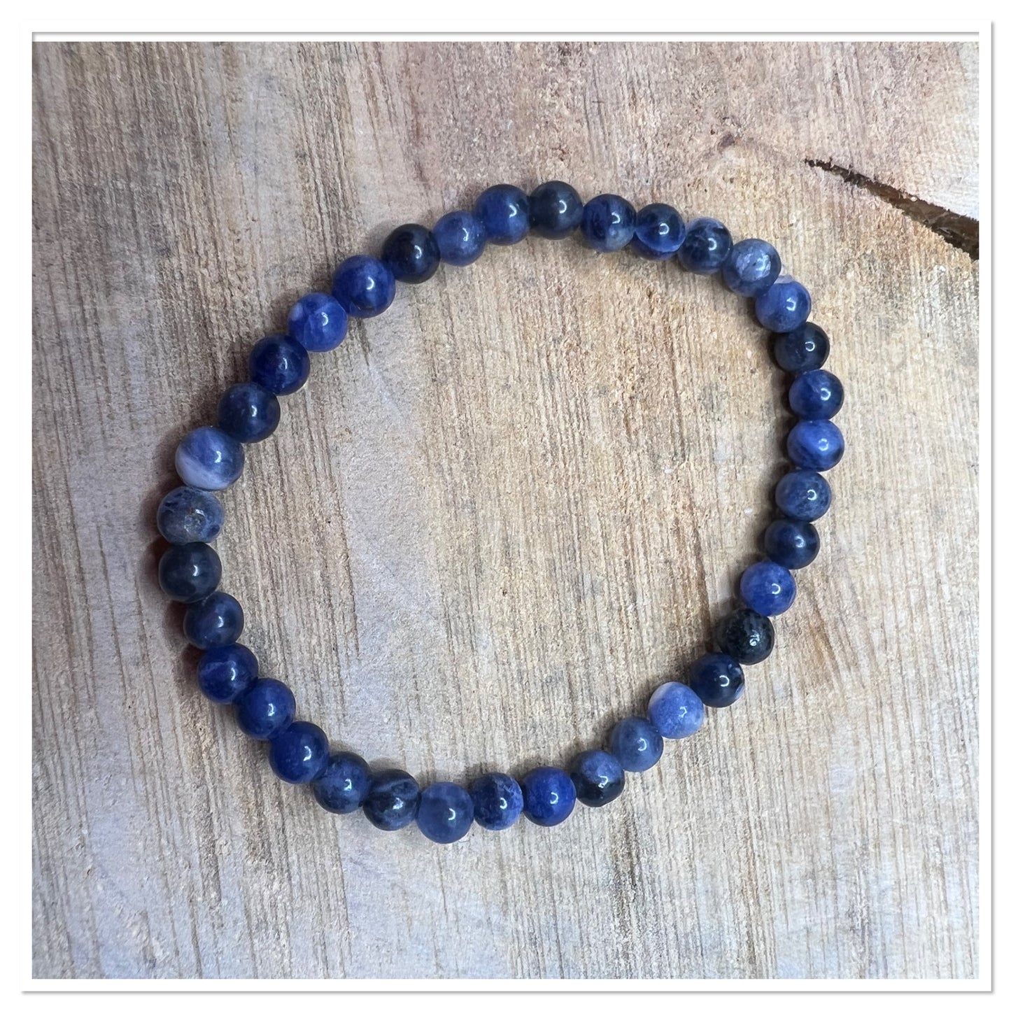 Sodalite 4 mm - Pierre de la concentration et de l'organisation