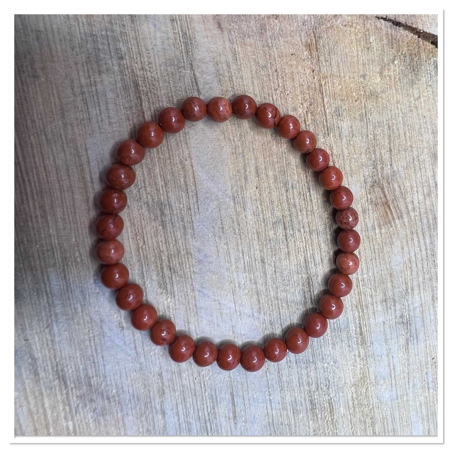Jaspe rouge 4 mm - Pierre de la confiance en soi