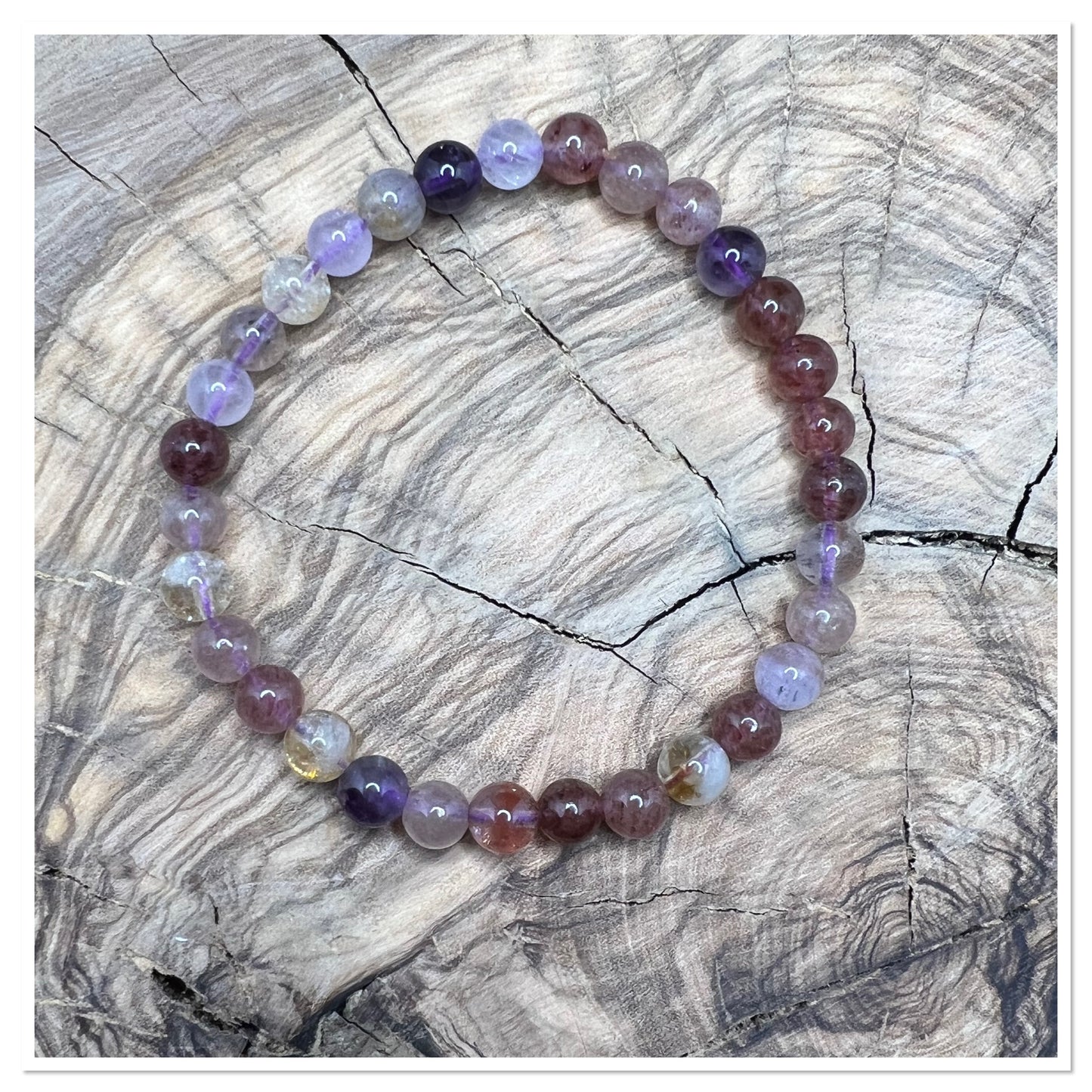 Auralite 23 6 mm - Pierre protectrice, calmante et équilibrante