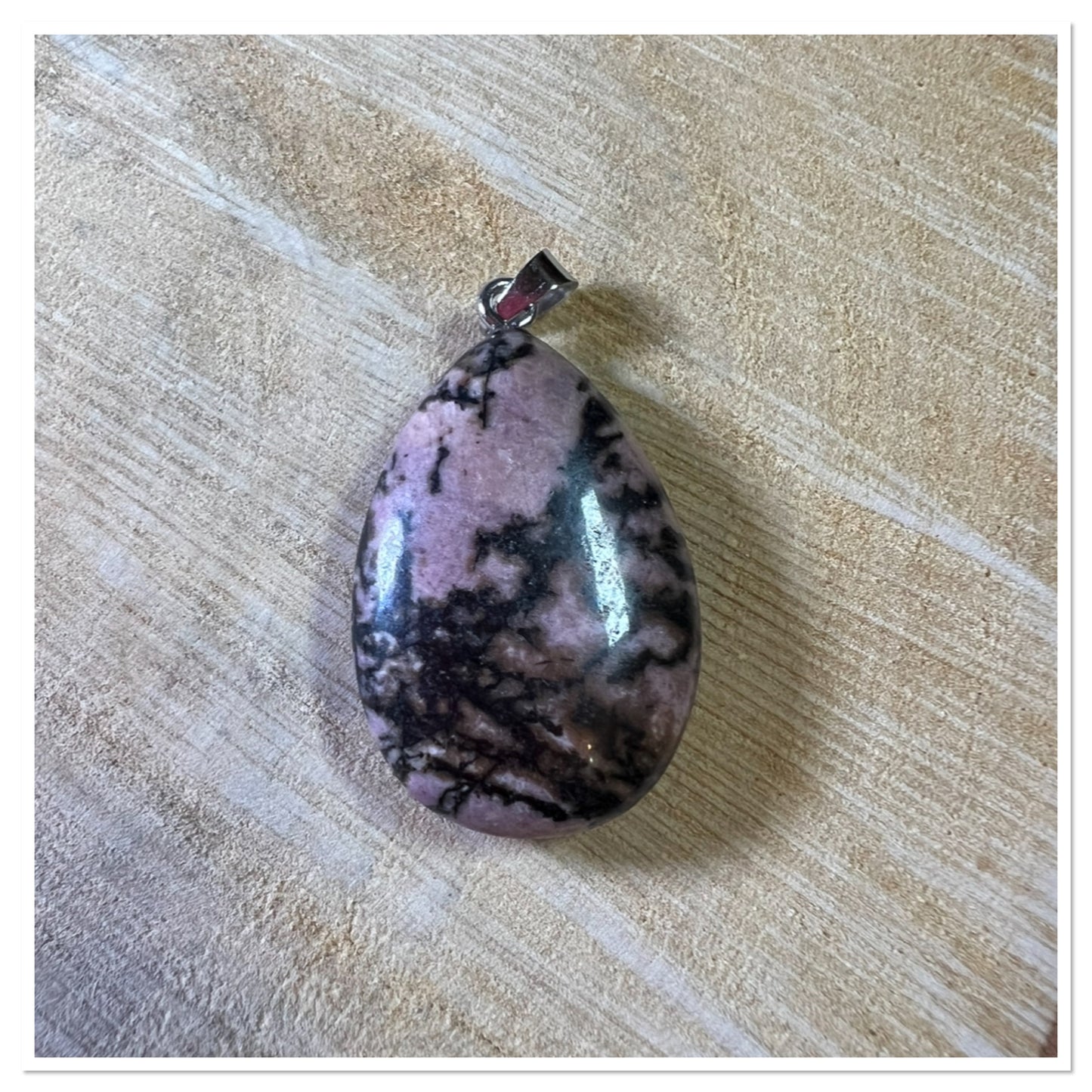 Pendentif Rhodonite - Confiance en soi