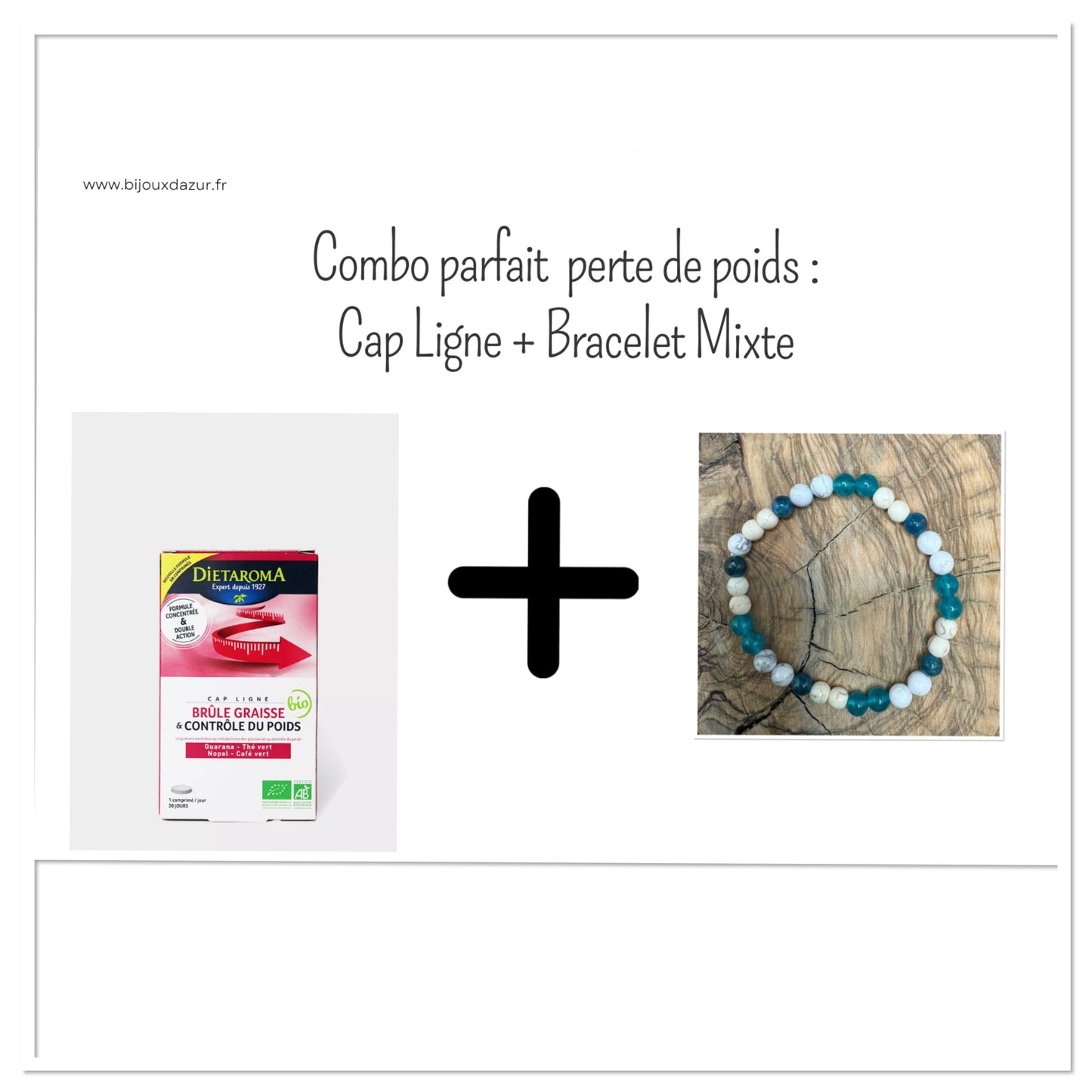 Combo perte de poids : Cap Ligne + Bracelet Mixte