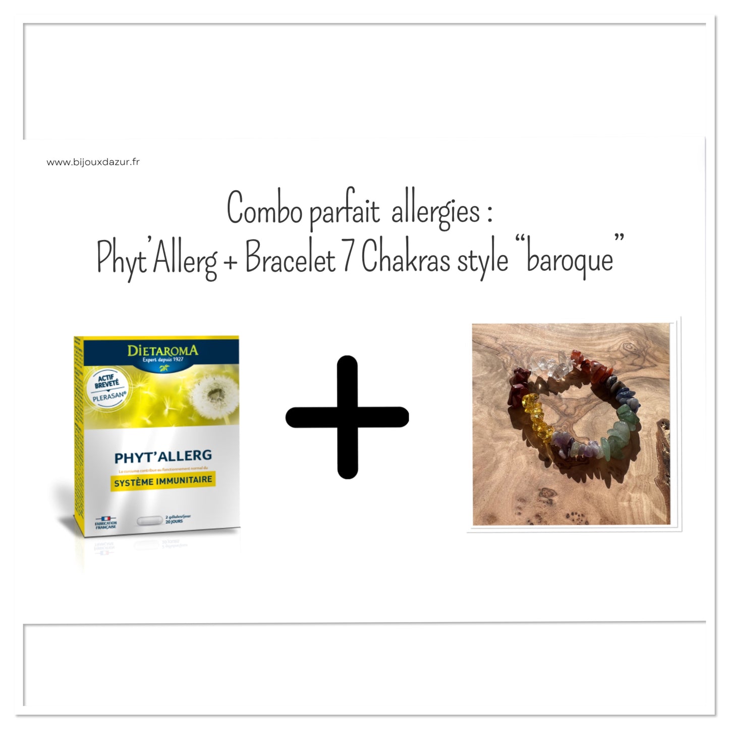 Combo " Allergies - Système immunitaire" : Phyt'Allerg + 7 Chakras style baroque