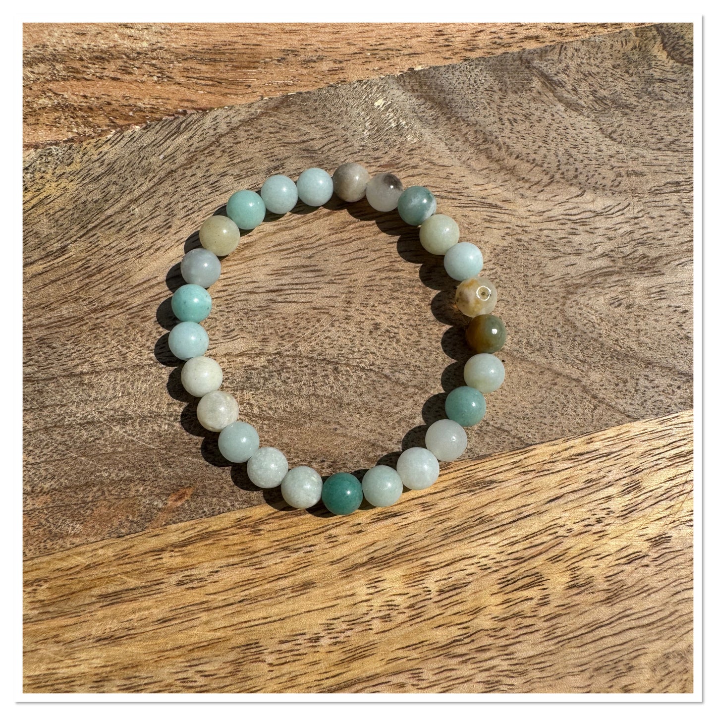 Amazonite multi 4 mm (taille enfant) - Pierre de la stabilité émotionnelle