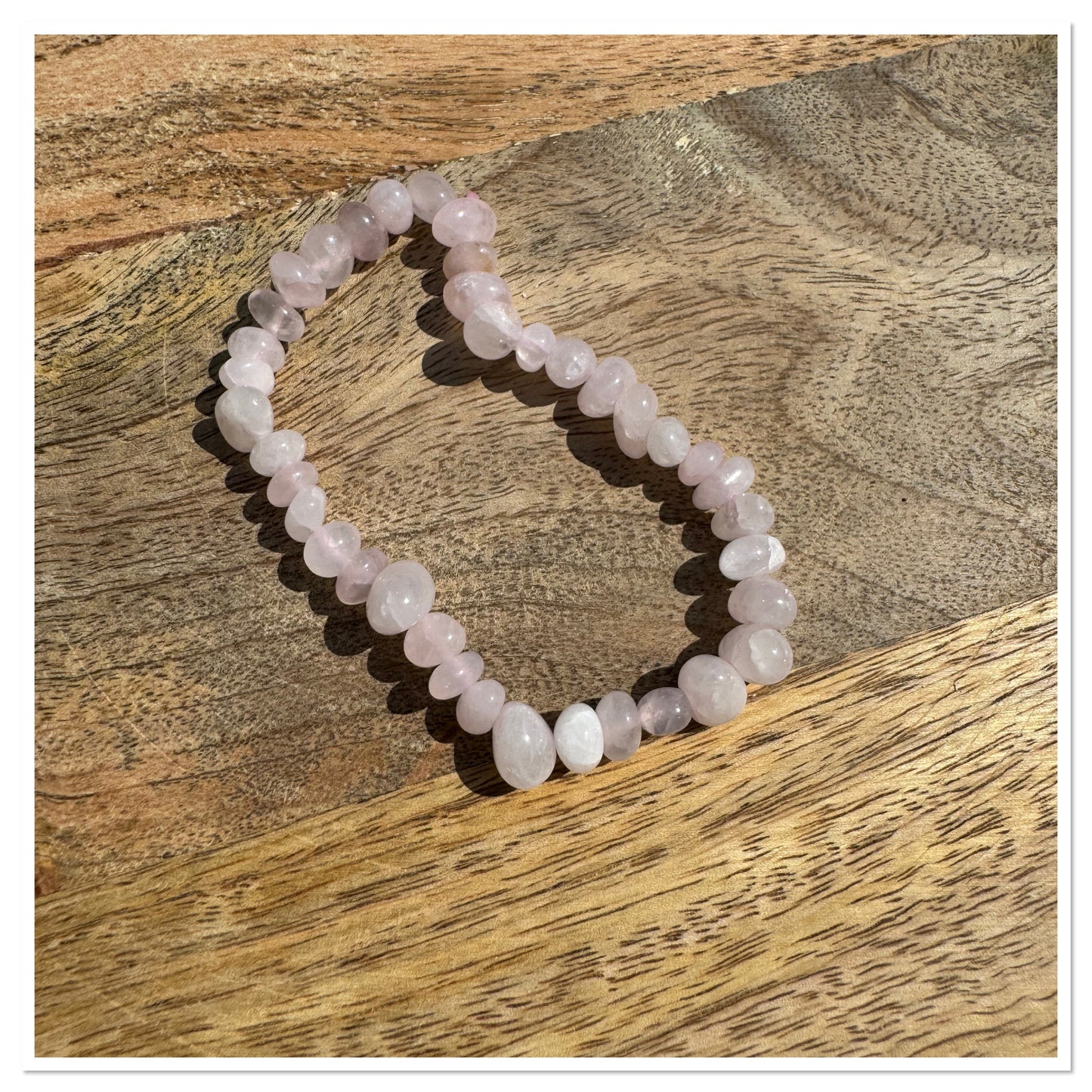 Baroque quartz rose - Pierre de l'amour & de l'amitié