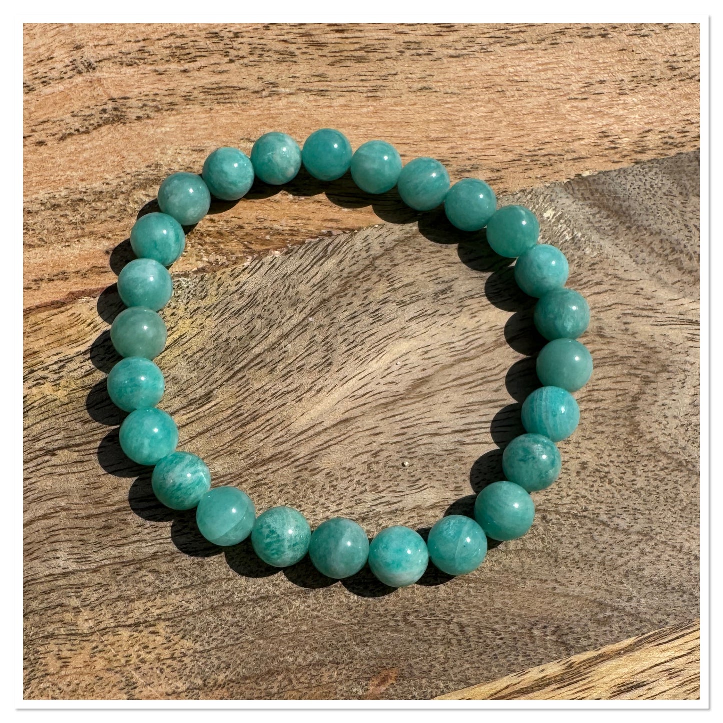 Amazonite du Pérou - Pierre de l'amour, la famille et des amis
