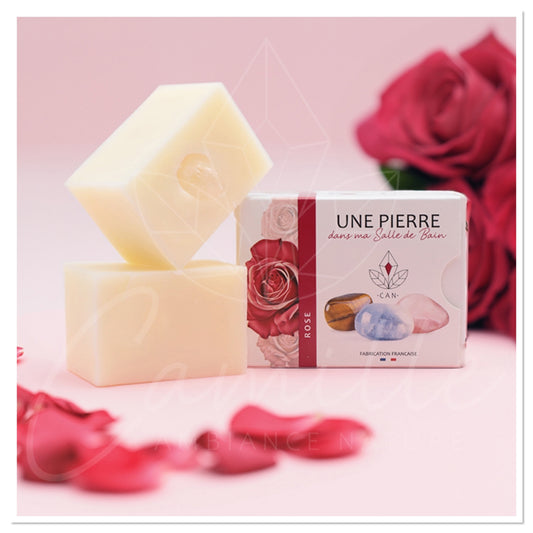 Savon senteur Rose & Pierre Mystère