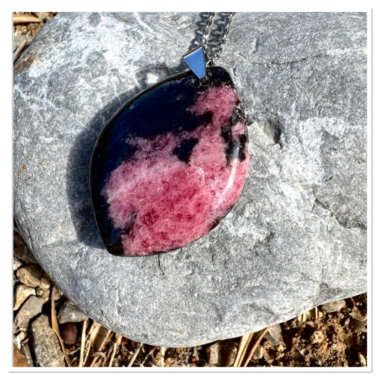 Pendentif Rhodonite - Confiance en soi