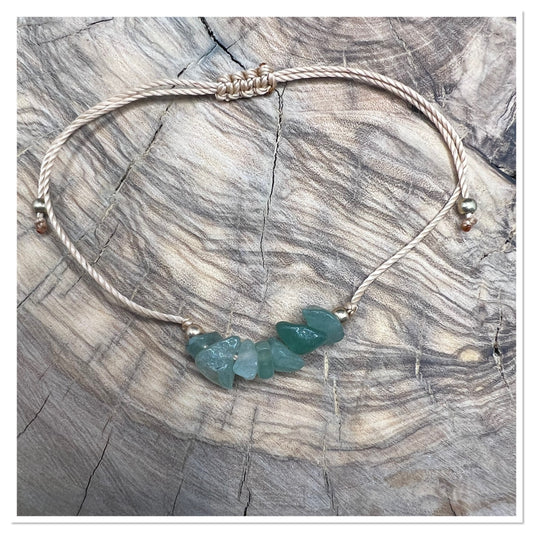 Bracelet aventurine verte - Bracelet de la chance